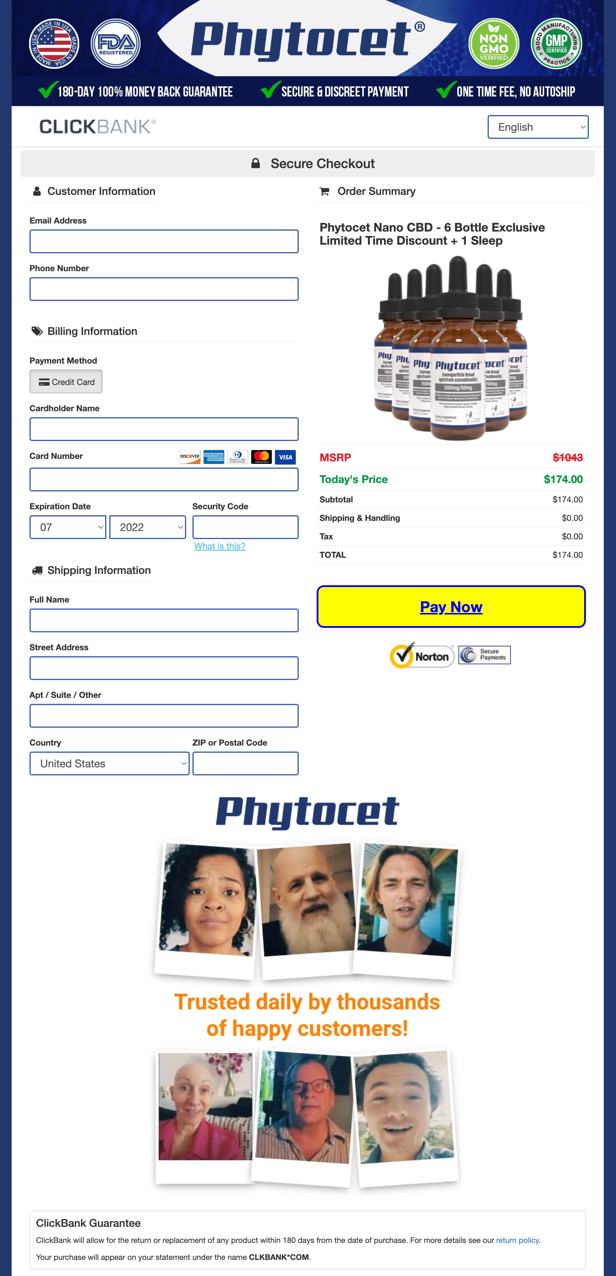 phytocet order page